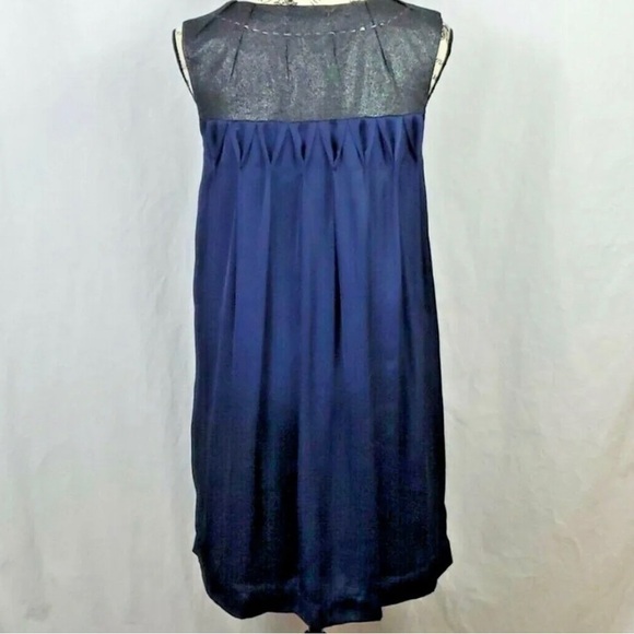 Miss Me Navy and Black Sleeveless Trapeze Women's Dress Size Medium - Picture 2 of 7